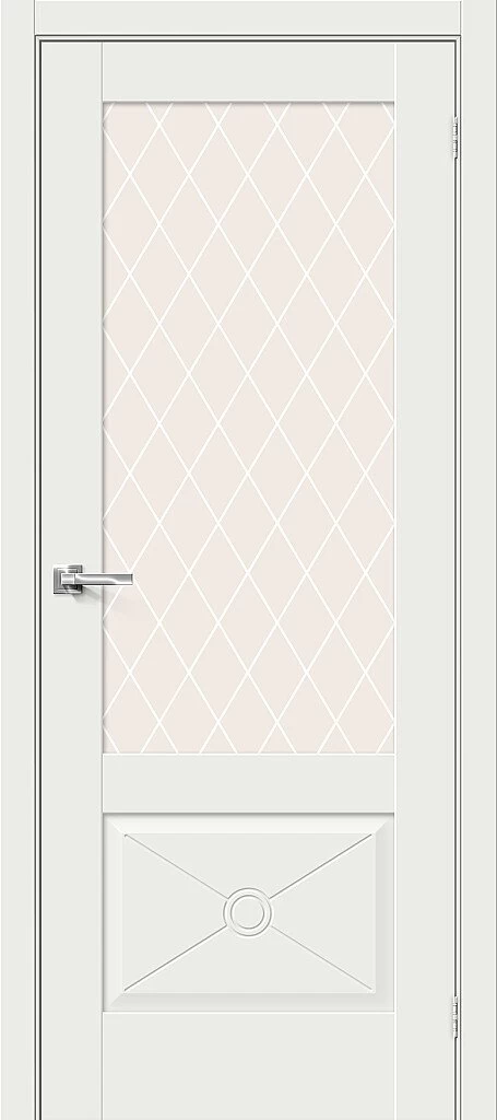 Фото Межкомнатная дверь Прима-13.Ф2.0.0 White Matt BR5117