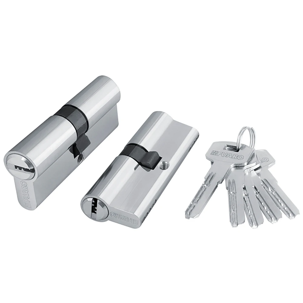 Фото Цилиндровый механизм (200 ZA/80) 2000ZAKey80(35+10+35) CP хром 5Key