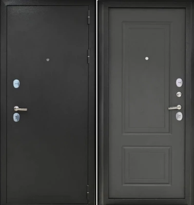 Дверьберг СТАЙЛ Т90 БУКЛЕ ЧЕРНЫЙ  ЯСЕНЬ ГРАФИТ