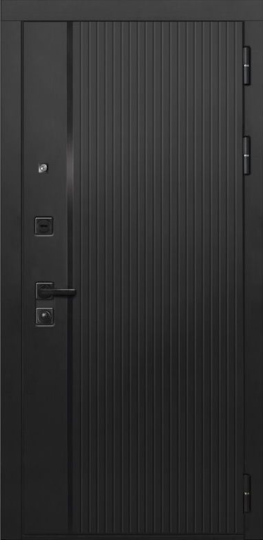 Входная дверь ДвериПРО L-45 ФЛ-701 (10мм, дуб шоколад) DPRO198032 внешняя сторона