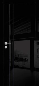 Межкомнатная дверь HGX-14 Черный глянец
